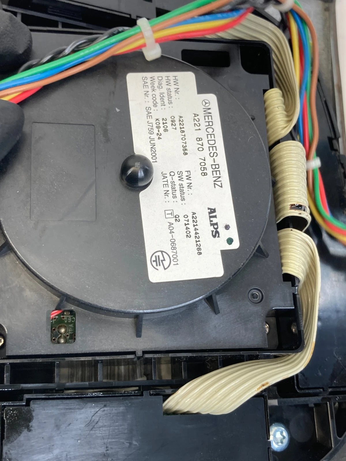 10-14 Mercedes-Benz CL550 Multi Functional Control Switch Knob A221-870-7058 OEM