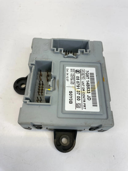 2009-2011 JAGUAR XF FRONT RIGHT SIDE DOOR CONTROL MODULE UNIT 7G9T14B533