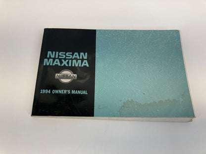 1994 94 Nissan Maxima Owner's Owners Manual Guide Warranty Information w/ Case