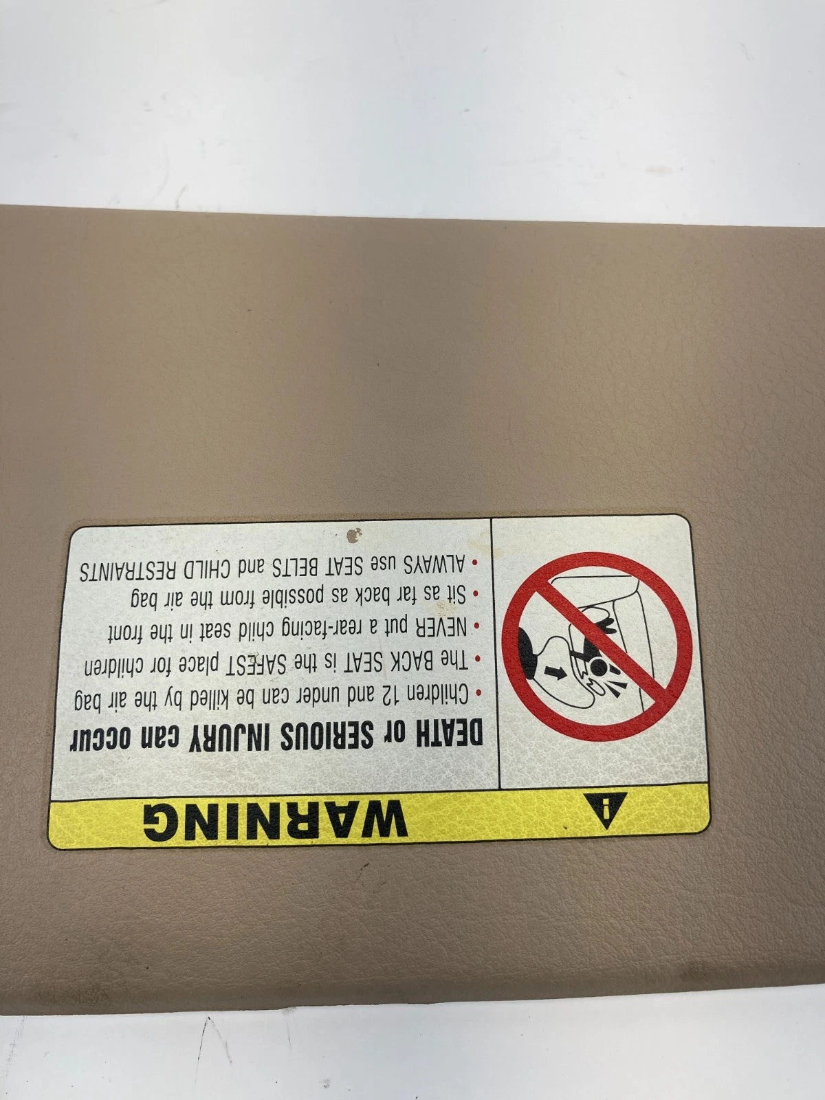 99 00 BMW 323I 01-05 325I LEFT DRIVER SIDE SUNVISOR SUN VISOR SHADE W/ MIRROR