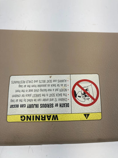 99 00 BMW 323I 01-05 325I LEFT DRIVER SIDE SUNVISOR SUN VISOR SHADE W/ MIRROR