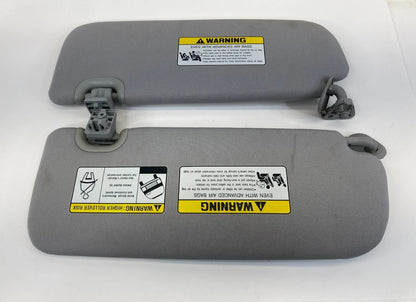 2013-2018 HYUNDAI SANTA FE SPORT FRONT RIGHT & LEFT SUN VISOR SUNVISOR SET GRAY