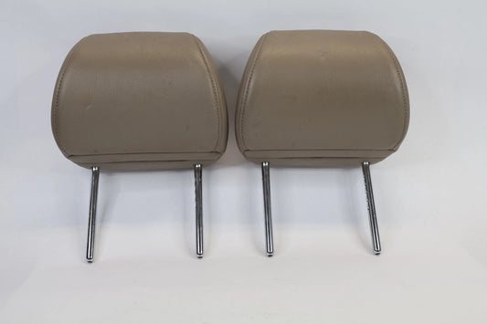 2009-2011 HONDA CIVIC SEDAN HEADREST SET FRONT LEFT RIGHT LEATHER BEIGE OEM
