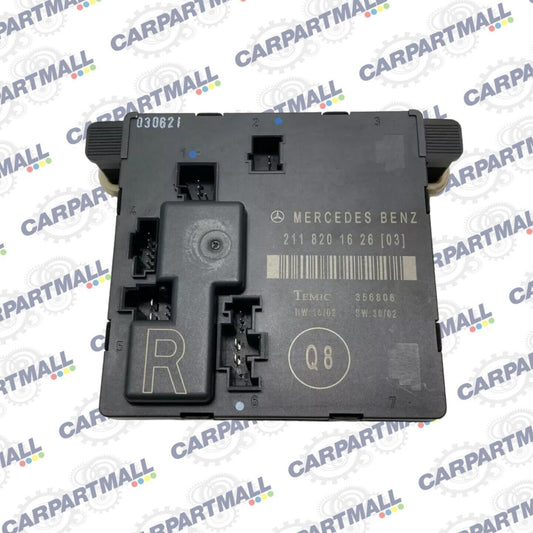 2003-2009 Mercedes-Benz E320 Rear Right Back Side Door Control Module 2118201626