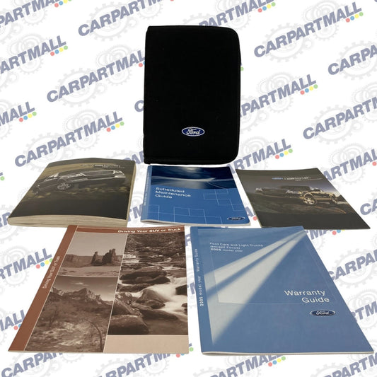2005 FORD F-150 CREW CAB OWNERS MANUAL WARRANTY GUIDE SET W/ CASE OEM