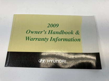 2009 HYUNDAI ELANTRA SEDAN OWNER'S OWNERS MANUAL GUIDE WARRANTY INFORMATION