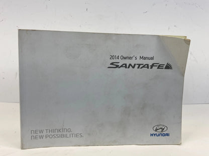 2014 HYUNDAI SANTA FE OWNER'S GUIDE MANUAL BOOK INFORMATION SET WITH CASE OEM