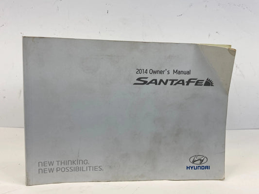 2014 HYUNDAI SANTA FE OWNER'S GUIDE MANUAL BOOK INFORMATION SET WITH CASE OEM