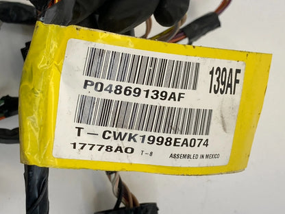 2009-2014 VOLKSWAGEN ROUTAN REAR LEFT SIDE DOOR HARNESS WIRING WIRE CABLE OEM