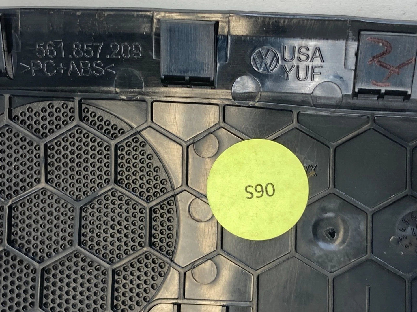 2012-2019 VOLKSWAGEN PASSAT DASH LEFT SIDE SPEAKER COVER GRILLE 561-857-209 OEM