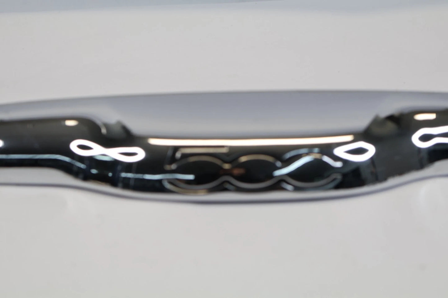 2012-2017 FIAT 500 REAR TRUNK MOLDING TRIM CHROME HANDLE LICENSE LIGHT & LATCH