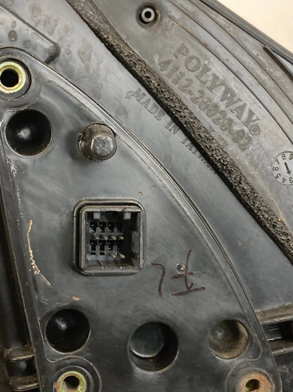 12-17 HYUNDAI ACCENT FRONT LEFT SIDE VIEW POWER DOOR MIRROR W SIGNAL AFTERMARKET