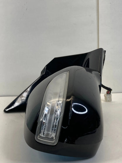 10 11 ACURA MDX PASSENGER DOOR MIRROR ASSEMBLY BLACK TURN SIGNAL 76200STXA120