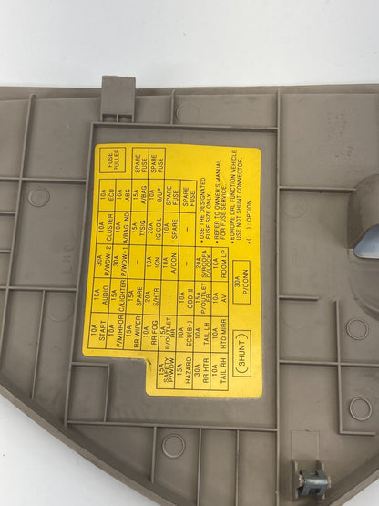 2005-2010 Kia Sportage Dash Left Side Fuse End Trim Cover Cap 84765-1F000 OEM