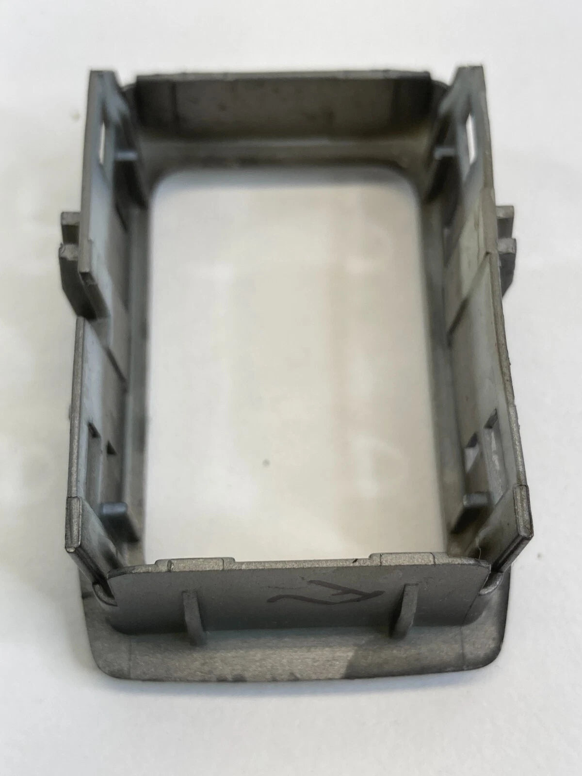 2009-2011 JAGUAR XF FRONT SEAT MEMORY CONTROL SWITCH BEZEL COVER SILVER OEM