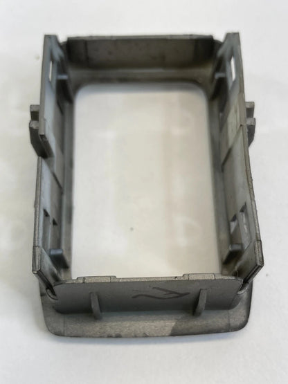 2009-2011 JAGUAR XF FRONT SEAT MEMORY CONTROL SWITCH BEZEL COVER SILVER OEM