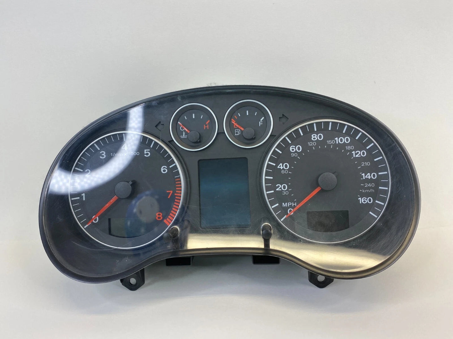 2007 2008 AUDI A3 MANUAL INSTRUMENT CLUSTER SPEEDOMETER 153K Miles 8P0920981N