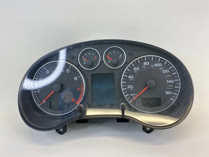 2007 2008 AUDI A3 MANUAL INSTRUMENT CLUSTER SPEEDOMETER 153K Miles 8P0920981N