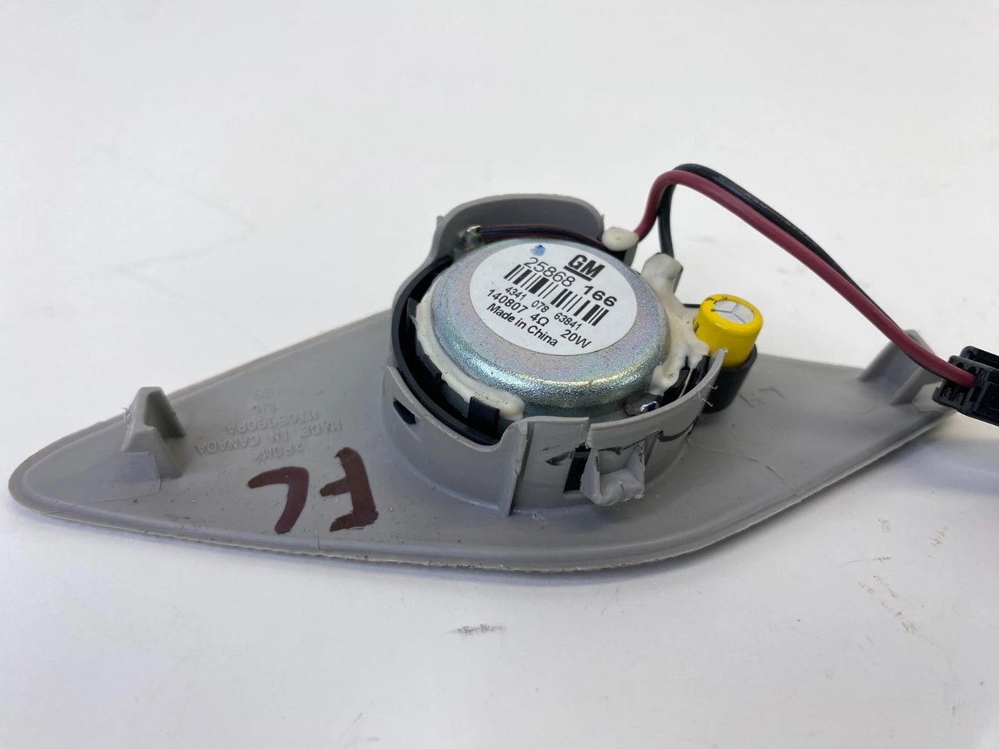 2010-2017 CHEVROLET EQUINOX FRONT LEFT DOOR TWEETER SPEAKER 25868166 OEM