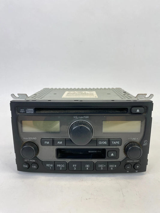 2003-2005 HONDA PILOT DASH AUDIO AM/FM CD CASSETTE RADIO UNIT 39100-S9V-A110