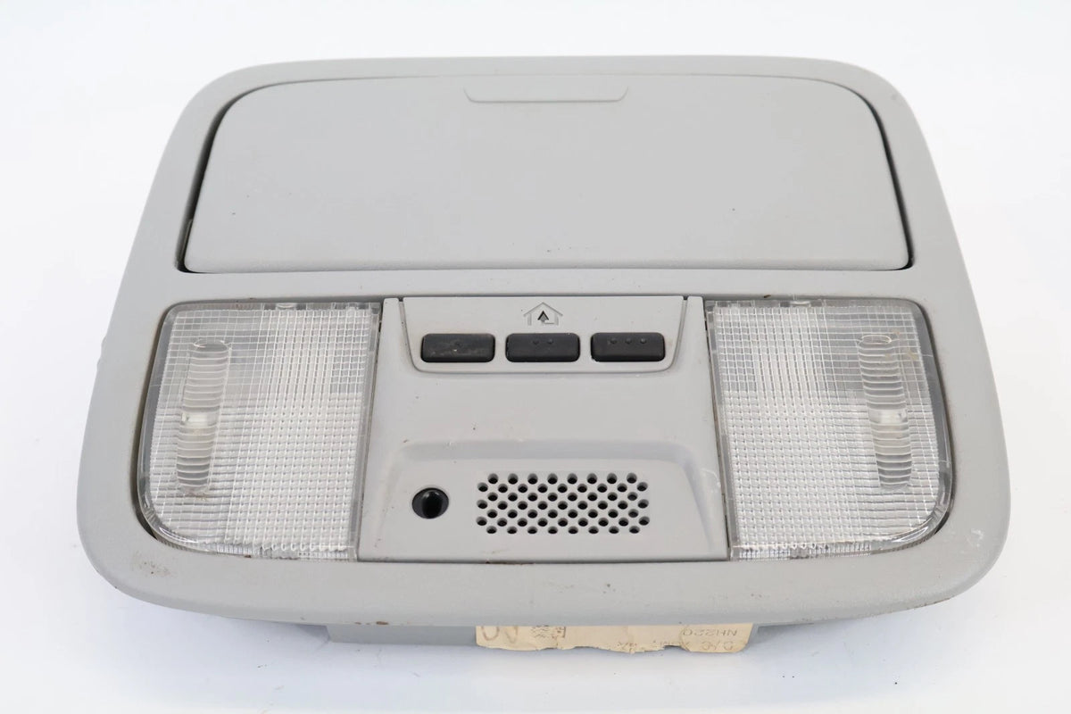 2003-2008 HONDA PILOT OVERHEAD ROOF CONSOLE GRAY MAP LIGHT HOMELINK OEM 83250SDA