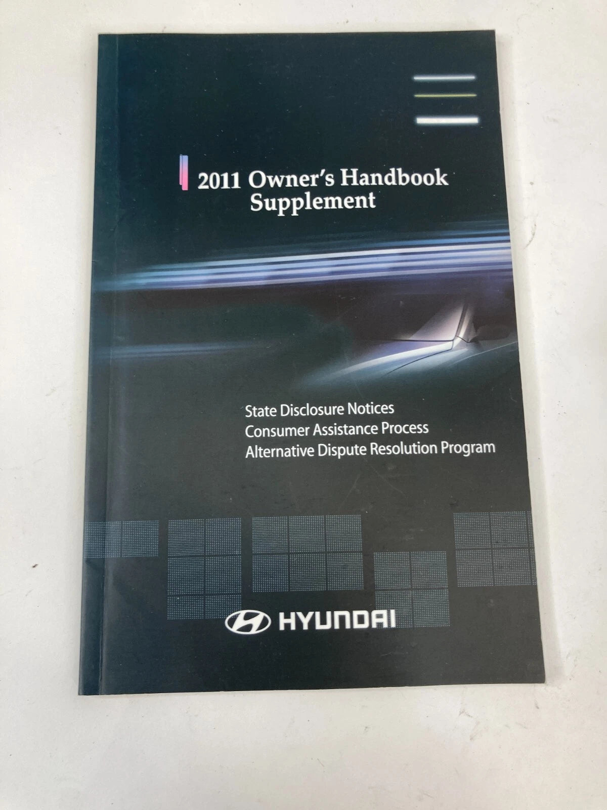 2011 HYUNDAI SONATA OWNER'S MANUAL GUIDE HANDBOOK WARRANTY INFO SET W/ CASE OEM