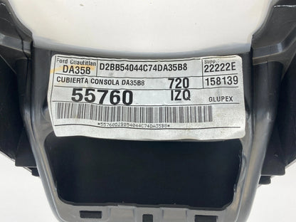 2014-2019 FORD FIESTA FRONT CENTER CONSOLE BEZEL TRIM COVER D2BB-A044C74-A OEM