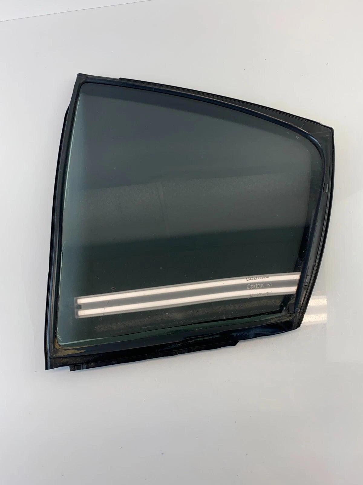 10-14 SUBARU LEGACY SEDAN REAR LEFT DOOR QUARTER VENT WINDOW GLASS 62284-AJ01B