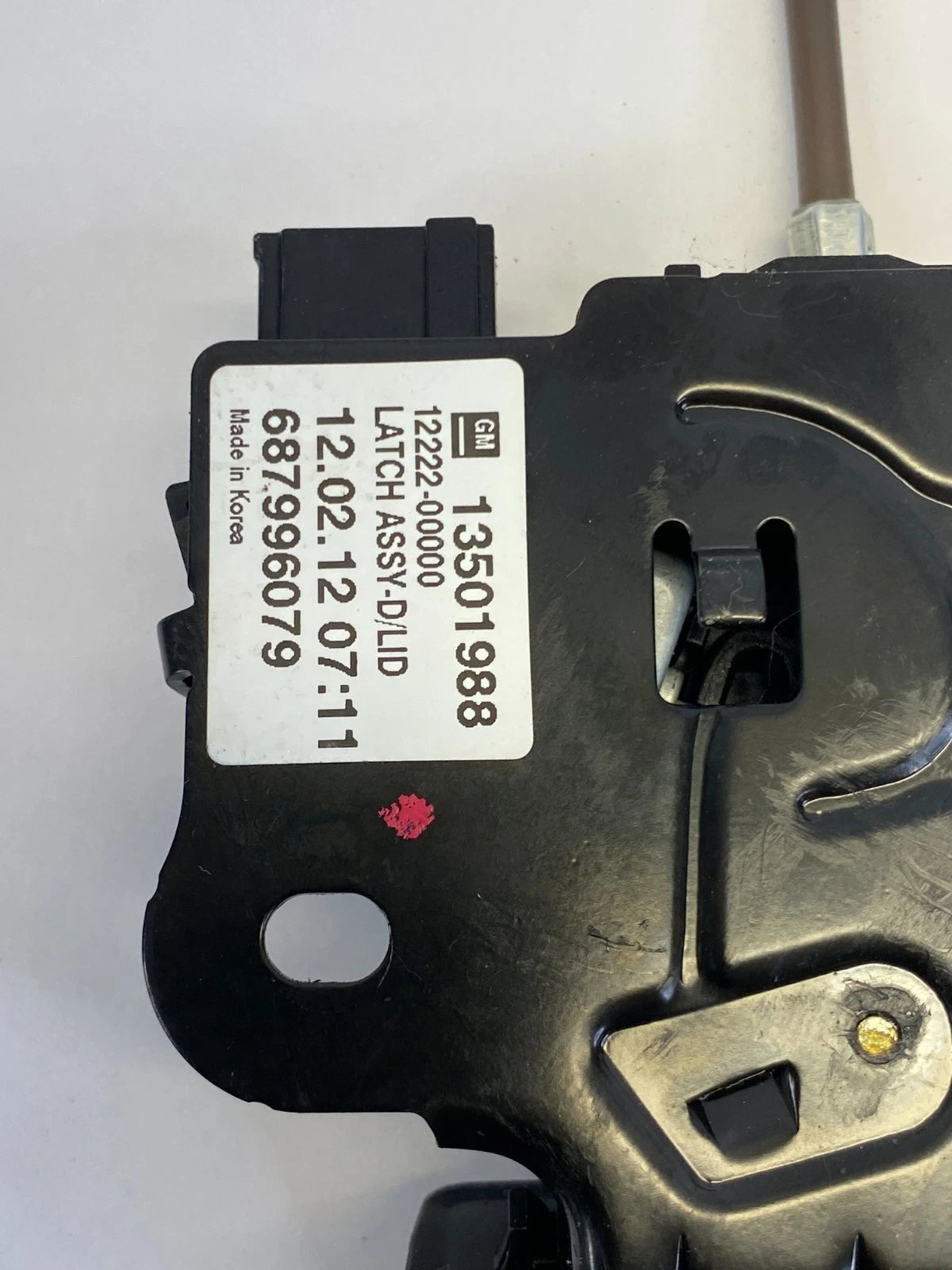 2011-2019 CHEVROLET CRUZE REAR TRUNK LID LOCK LATCH ACTUATOR 13501988 OEM