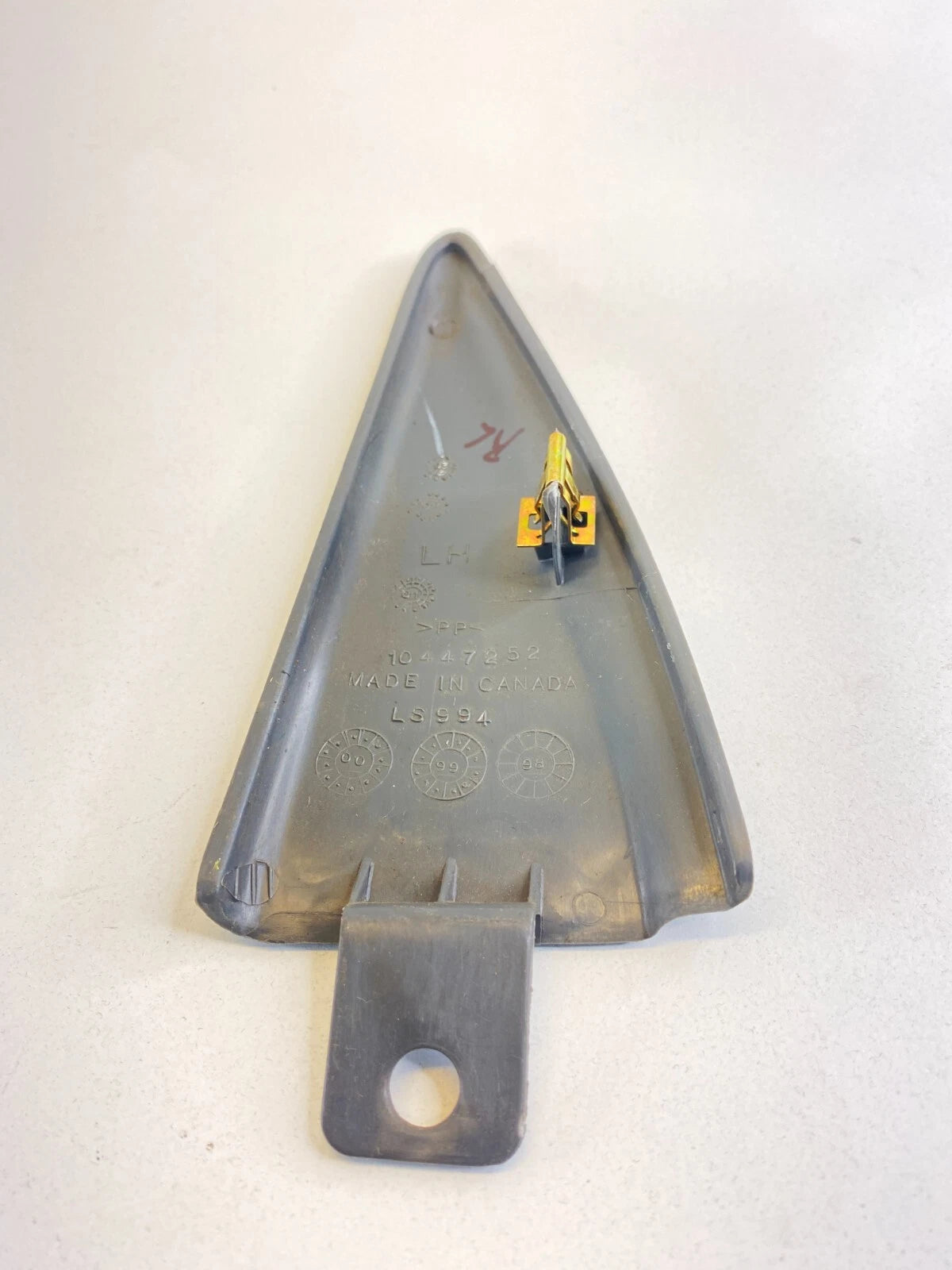 2000-2005 CHEVROLET IMPALA REAR LEFT BACK SIDE DOOR INNER CORNER COVER TRIM OEM