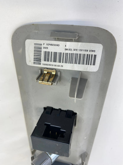 2008-2010 CHRYSLER TOWN & COUNTRY REAR POWER OUTLET SWITCH TRIM 1CP85ES3AD OEM