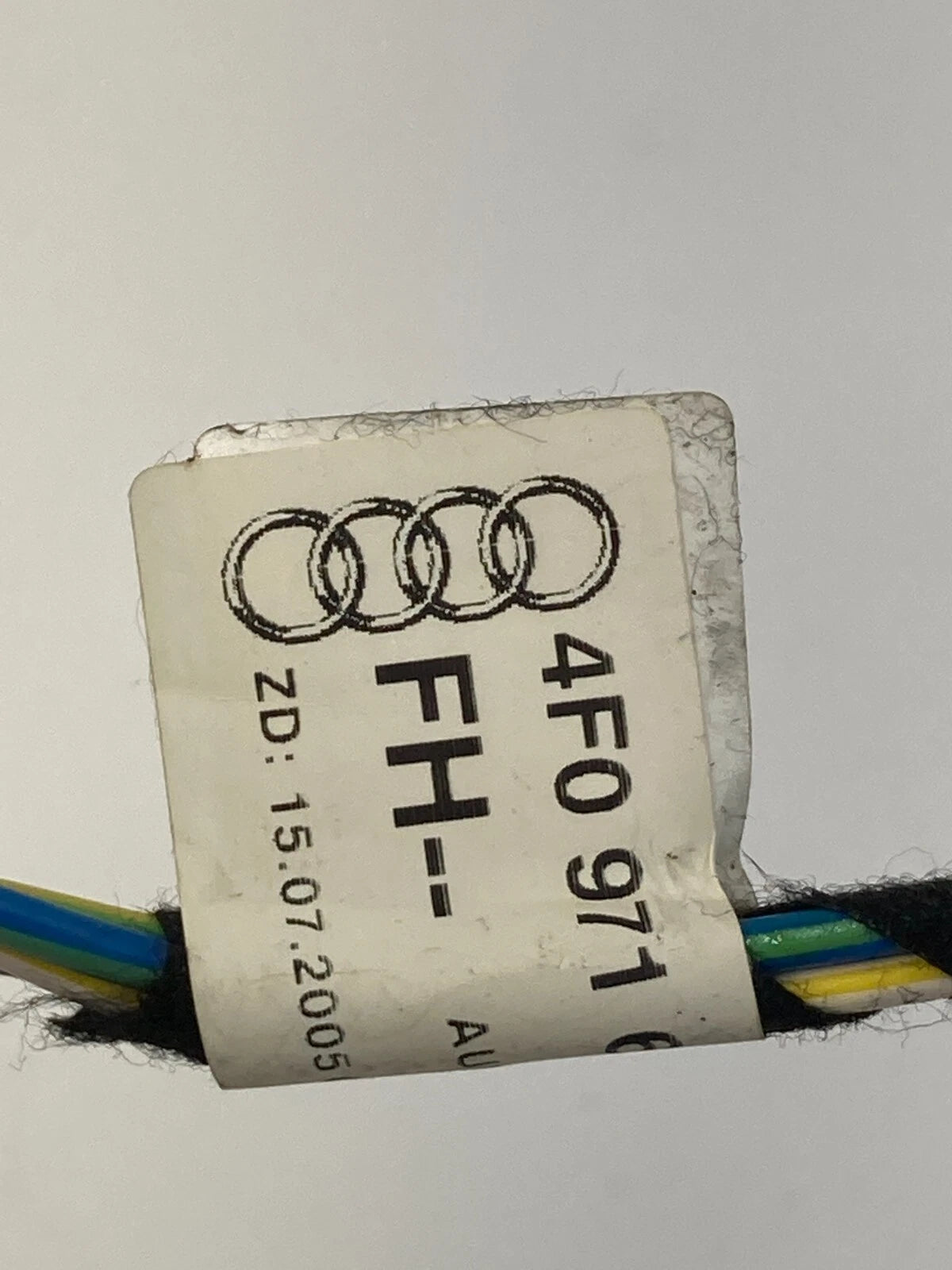 05-11 AUDI A6 QUATTRO FRONT RIGHT POWER WINDOW MOTOR WIRE HARNESS 4F0-97-687 OEM