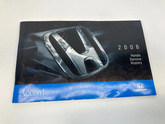 06 HONDA ACCORD SEDAN OWNERS OWNER'S MANUAL WARRANTIES CONSUMER INFORMATION OEM