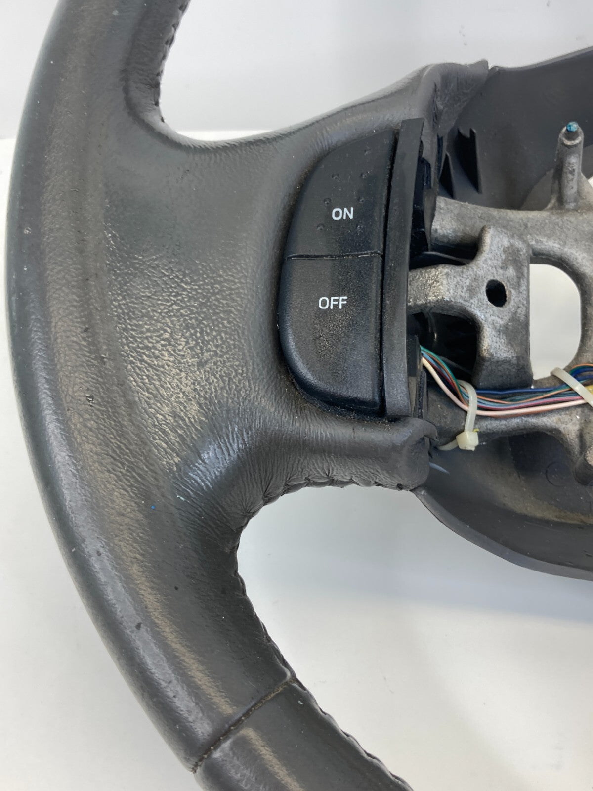 1997-2003 Ford F-150 F150 Steering Wheel Leather Black F81A-3F563-BBW