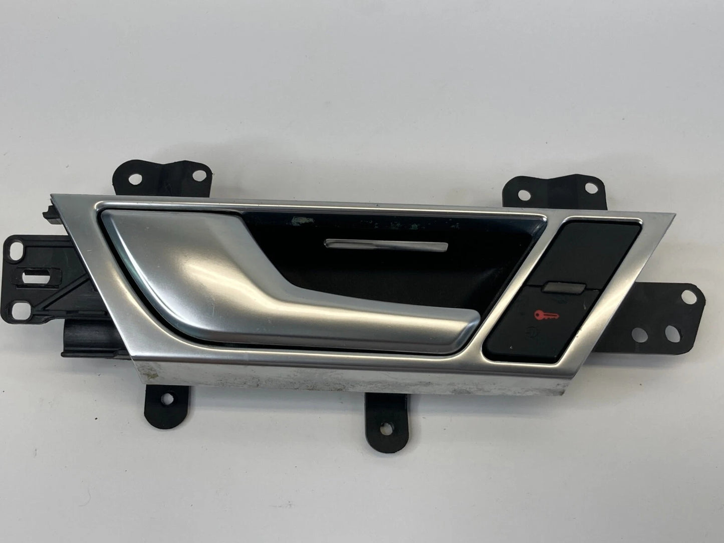 05-11 AUDI A6 QUATTRO REAR LEFT INNER DOOR HANDLE W/ LOCK SWITCH 4F0-839-019 OEM