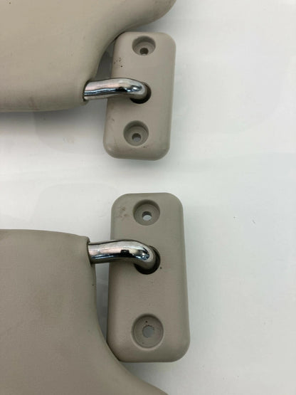 11-19 FORD FIESTA FRONT LEFT RIGHT SUN VISOR PAIR SET ASSEMBLY WITH CLIPS OEM