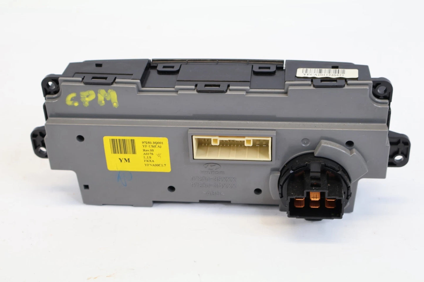 2011-2013 HYUNDAI SONATA HVAC AC HEATER CLIMATE CONTROL PANEL 97250-3Q001 OEM