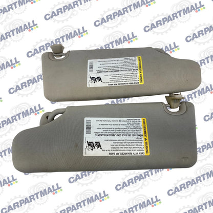 2006-2011 CHEVROLET HHR LEFT RIGHT SUNVISOR SUN VISOR SHADE PAIR SET W/CLIP OEM