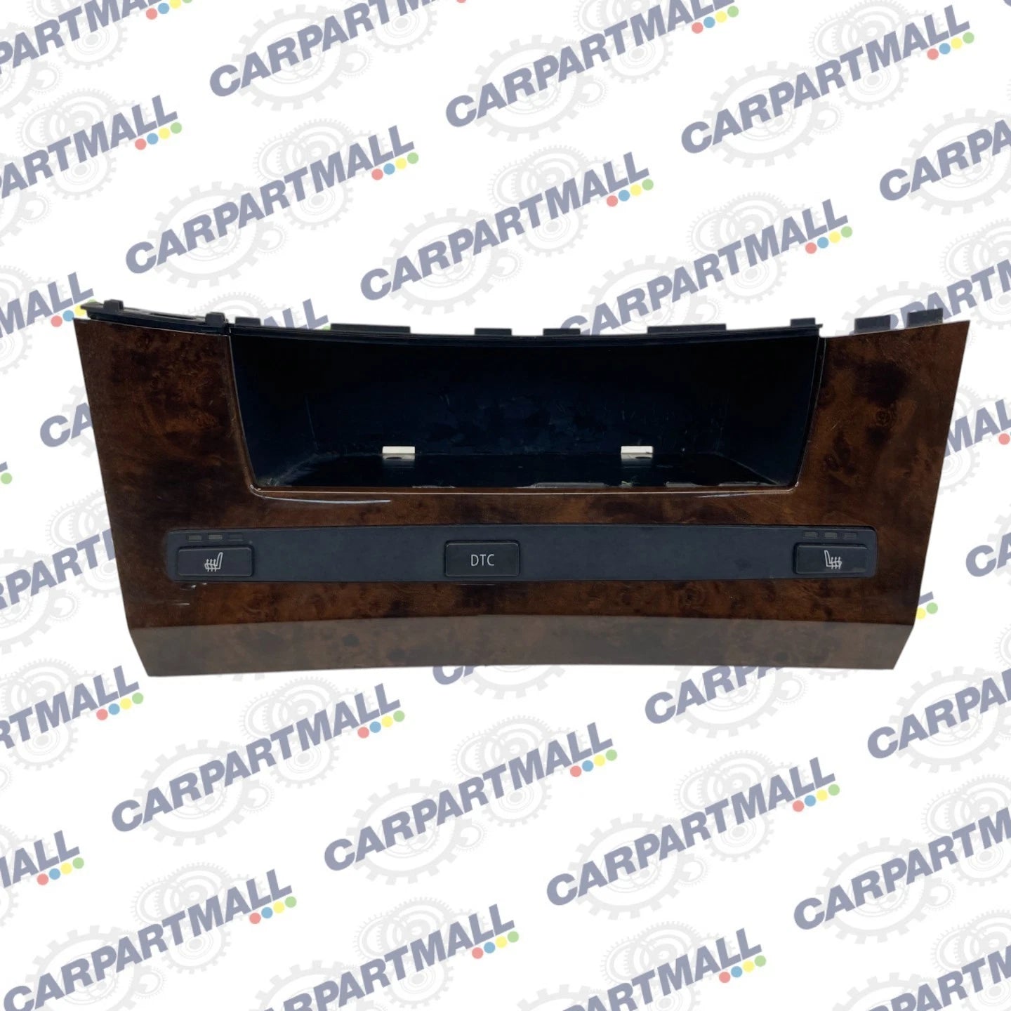 04-07 BMW 525i DASH STORAGE PANEL DTC HEATED SEAT SWITCH BEZEL OEM 31464-0000