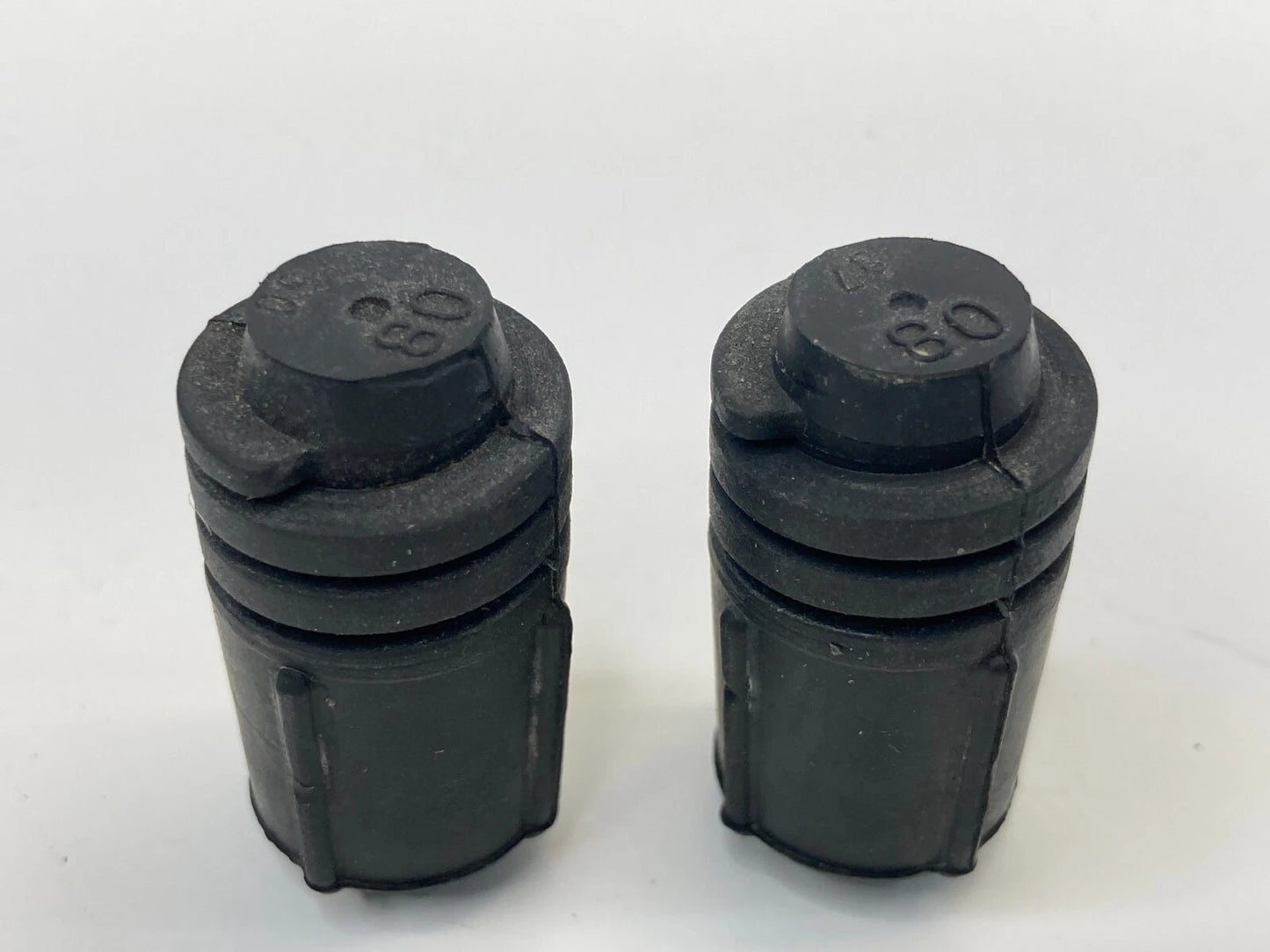 2004-2008 ACURA TL FRONT HOOD RUBBER CUSHION STOPPER BUMPER PAIR SET OEM