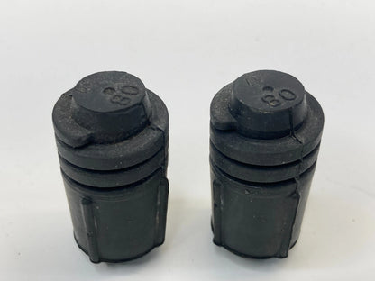 2004-2008 ACURA TL FRONT HOOD RUBBER CUSHION STOPPER BUMPER PAIR SET OEM