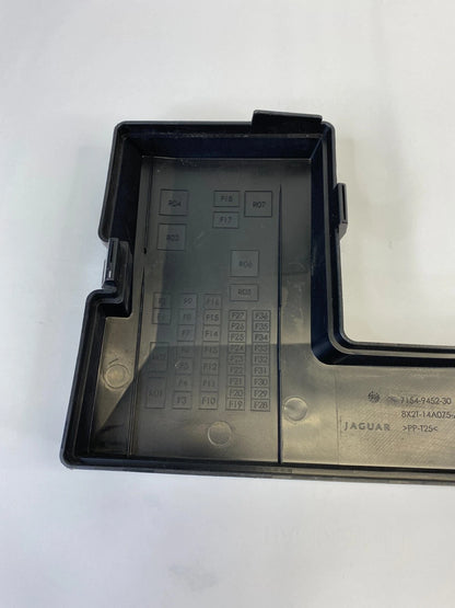 2009-2015 JAGUAR XF 4.2L ENGINE ROOM FUSE RELAY BOX COVER LID OEM 8X2T14A075