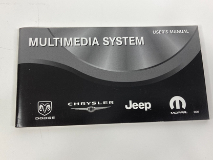 2008 Chrysler 300 Magnum Charger Owner's Manual Multimedia System Guide w/ Case