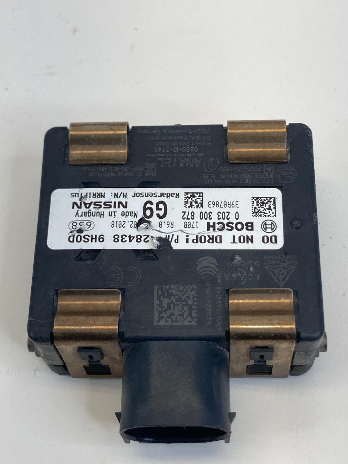 2015-2017 Nissan Quest Cruise Distance Sensor Control Module 28438-9HS0D OEM