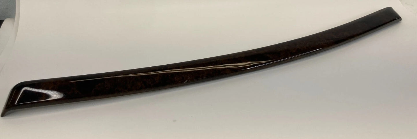 07 08 BMW 328XI FRONT RIGHT INTERIOR DOOR PANEL TRIM MOLDING WOODGRAIN 7121472