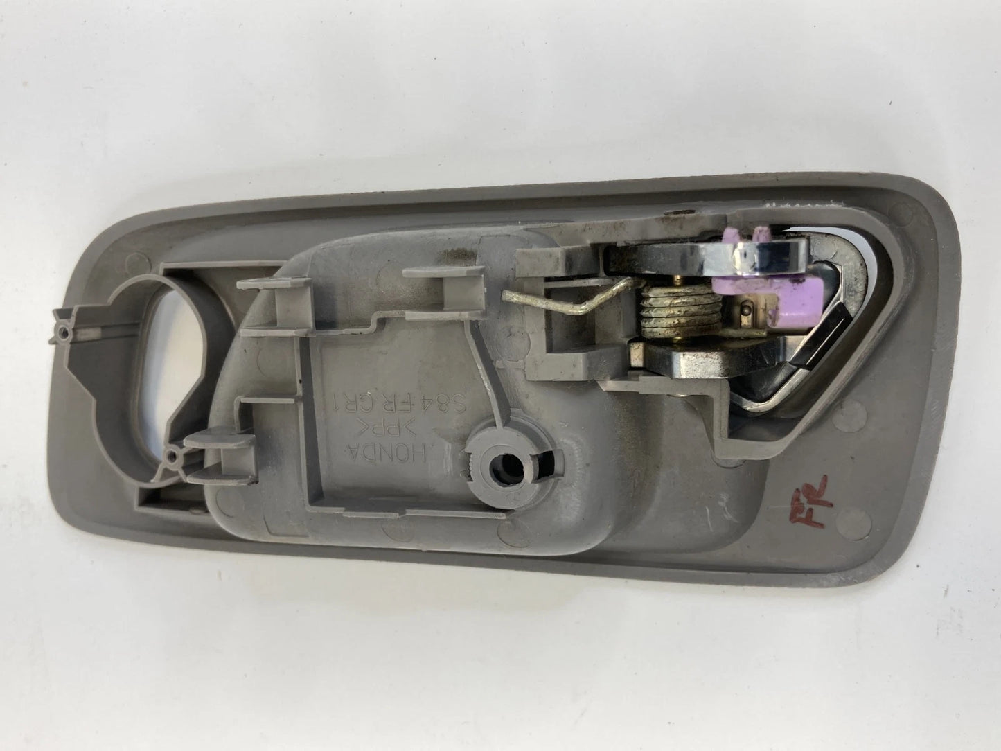 1999-2004 HONDA ODYSSEY FRONT RIGHT SIDE INTERIOR DOOR HANDLE LEVER W BEZEL OEM