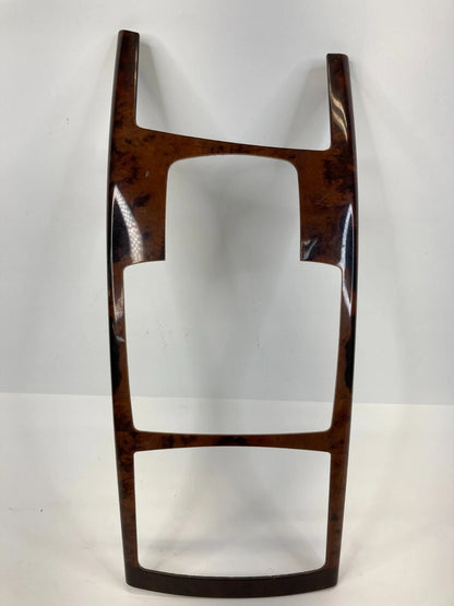 05-11 A6 QUATTRO CENTER CONSOLE GEAR SHIFTER FRAME TRIM BEZEL WOODGRAIN 31173825