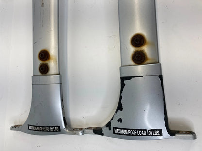 2008-2013 NISSAN ROGUE ROOF LUGGAGE RACK CROSS CENTER RAIL BARS PAIR SET OEM