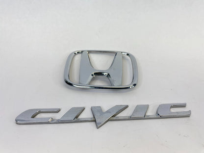 2006-2011 HONDA CIVIC REAR TRUNK LID EMBLEM LOGO BADGE CHROME 75701-SNA-0030