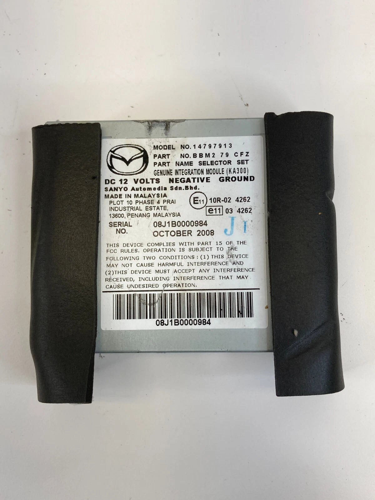 2010-2012 MAZDA CX-7 INTEGRATION MODULE ADAPTER FOR IPOD 14797913 BBM279CFZ OEM